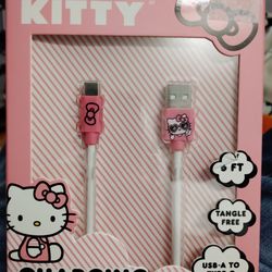 Hello Kitty Charging cable 6ft