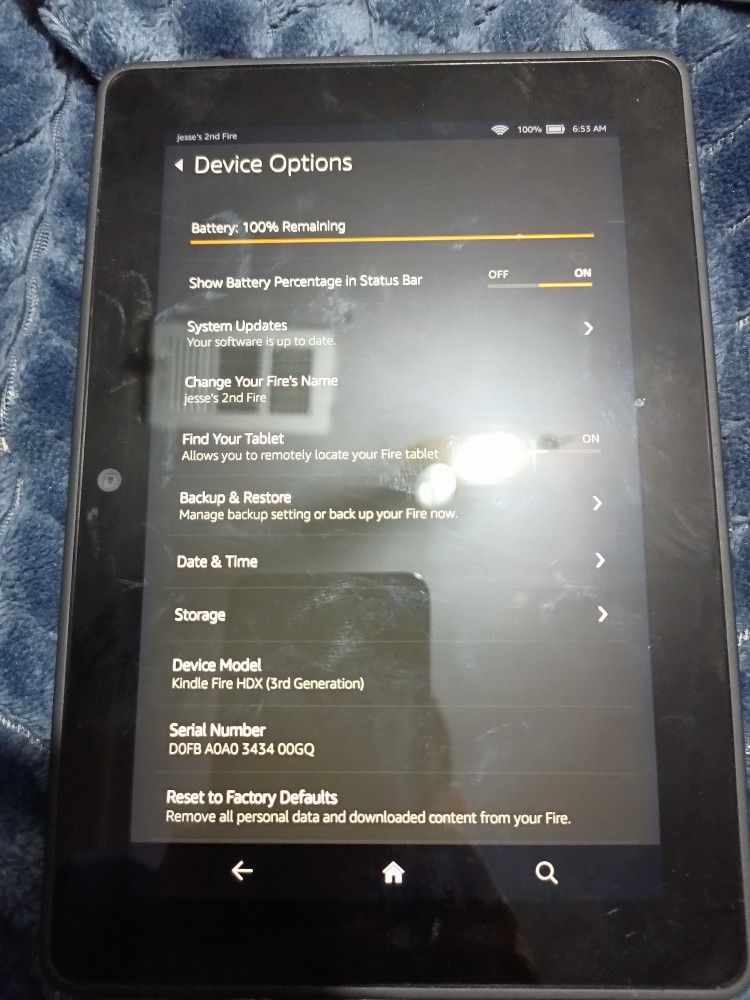 Fire Tablet 3rd Generation