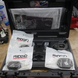 Ridgid ProPress Standard 1/2 in. to 1-1/4 in. V1 Press Tool Ring Kit . 1) cat no 27998 1/2 pro press ring still in plastic. 2) cat no 28008 1" pro pre