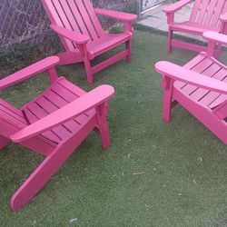 Wooden patio chairs