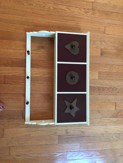Vintage 3 drawer rack