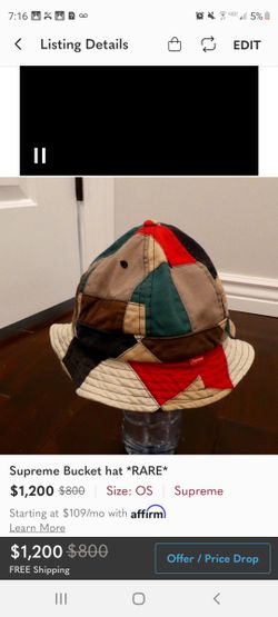 Rare Supreme Hat