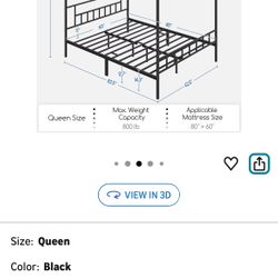 Queen Bed  Frame