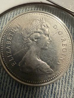 Coin- 1979 Canadian 25 Cents.