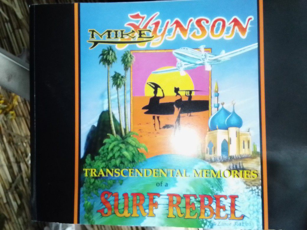 Mike Hanson Transcendental Memories Of A Surf Rebel Book With Letter From Publisher To KTLA Newscaster As A Gift Brand New