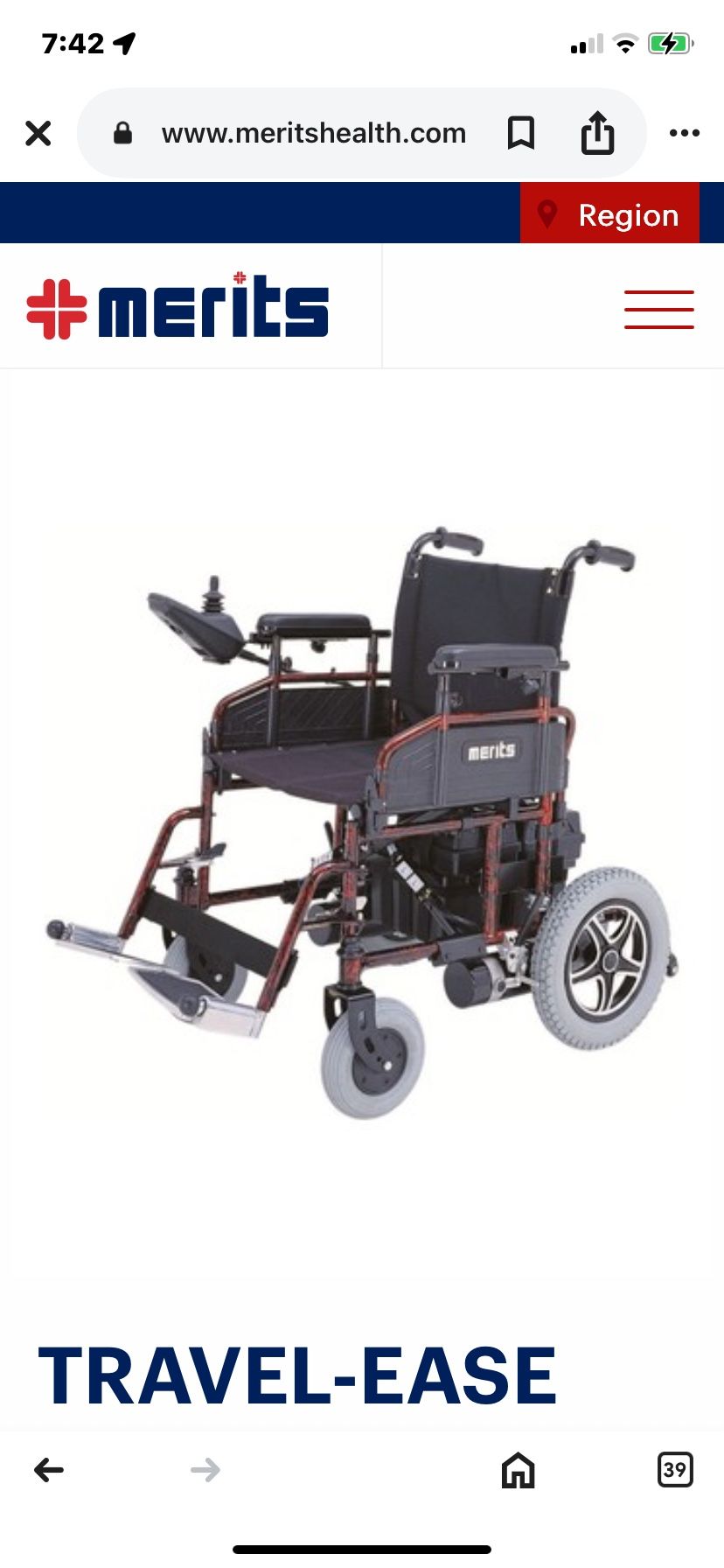 Light Weight Power Wheelchair 