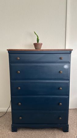 Custom painted dresser set