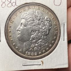 1882 O Morgan Silver Dollar