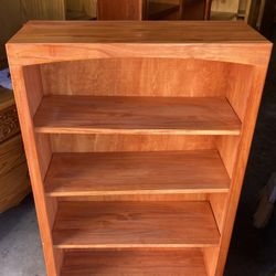 Woody’s 4 Tier Solid Pine Bookcase / Bookshelf / Storage Display Shelving