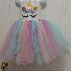 Unicorn Dress Size 6