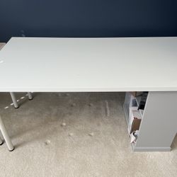Large Desk From IKEA Perfect For Setting Up Multi Screens