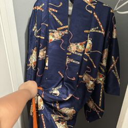 Authentic Unisex Japanese Kimono Robe