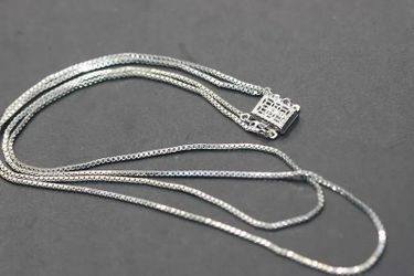 Box Double Chain Sterling Silver 925