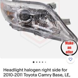 Toyota Camry Headlights 