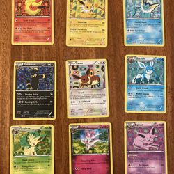 Pokémon 2013 Eevee Evolutions Promo Set BW87-BW94 XY04