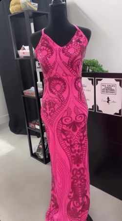 Hot Pink Gown 
