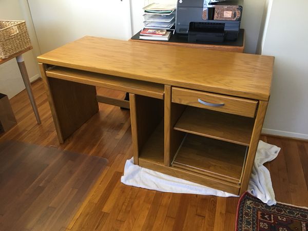 Nice Wood Desk And Matching File Cabinet For In Annandale Va Nice Wood Desk And Matching File Cabinet For In Annandale Va Offerup