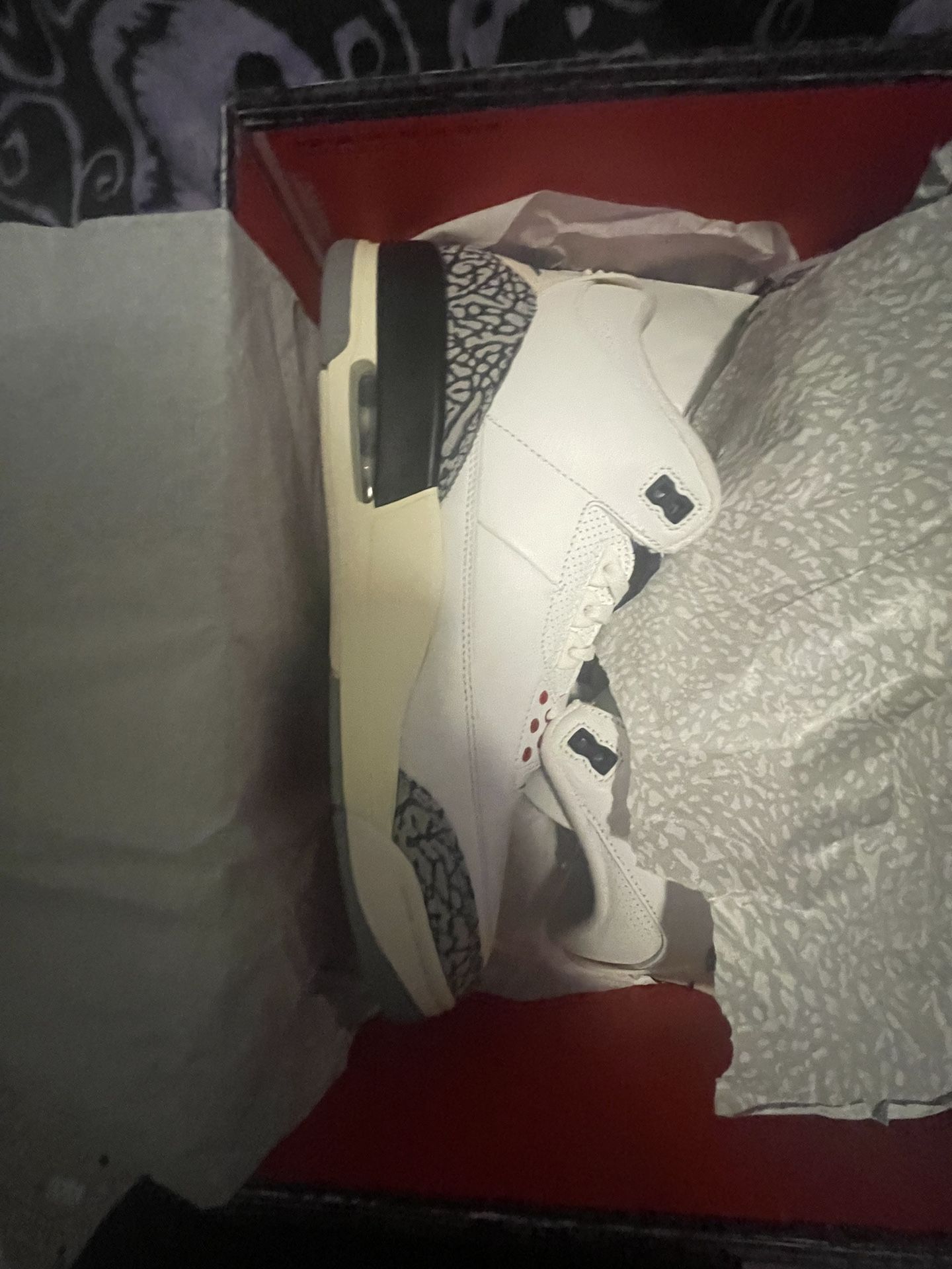 Size 12 Jordan 3 Cement