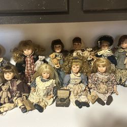 Boyd’s Bears Yesterdays Child Porcelain Dolls