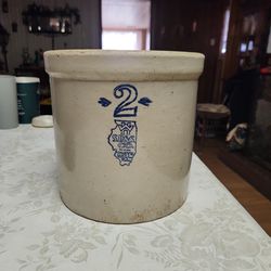 2 gallon stoneware crock