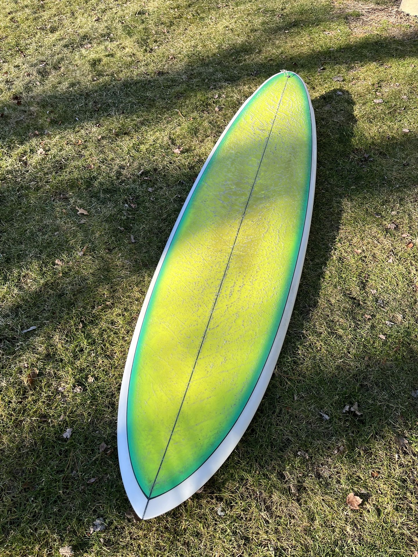 Maurice Cole Reverse Vee Twin Pin 7’7 Surfboard