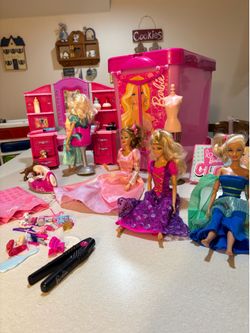 Barbie dolls and accessories