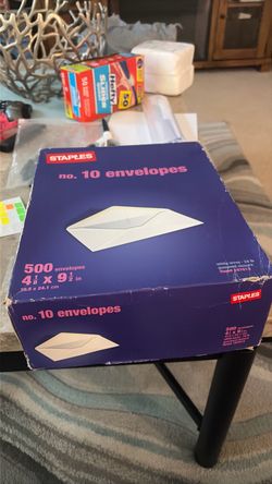 Staples No. 10 Box of Envelopes