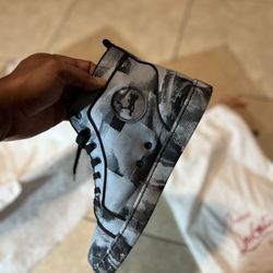 Christian Louboutin Louis Orlato Flat High-top Sneaker (43.5)