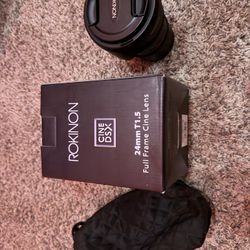 Rokinon Cine DSX RF 24mm t1.5 Lens
