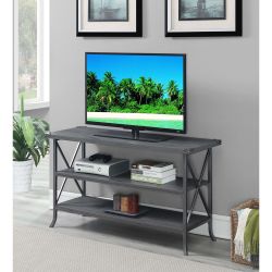 Brand New Modern Gray 46-65inches TV Stand/Shelves/Bookcase