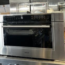 Wolf Stainless Steel 30” Built In Speed Wall Oven 