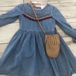 Cute Dress With Purse Size 5