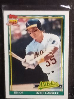 1991 Topps Top 40 Years Baseball  Minnesota Twins Ozzie Canseco.