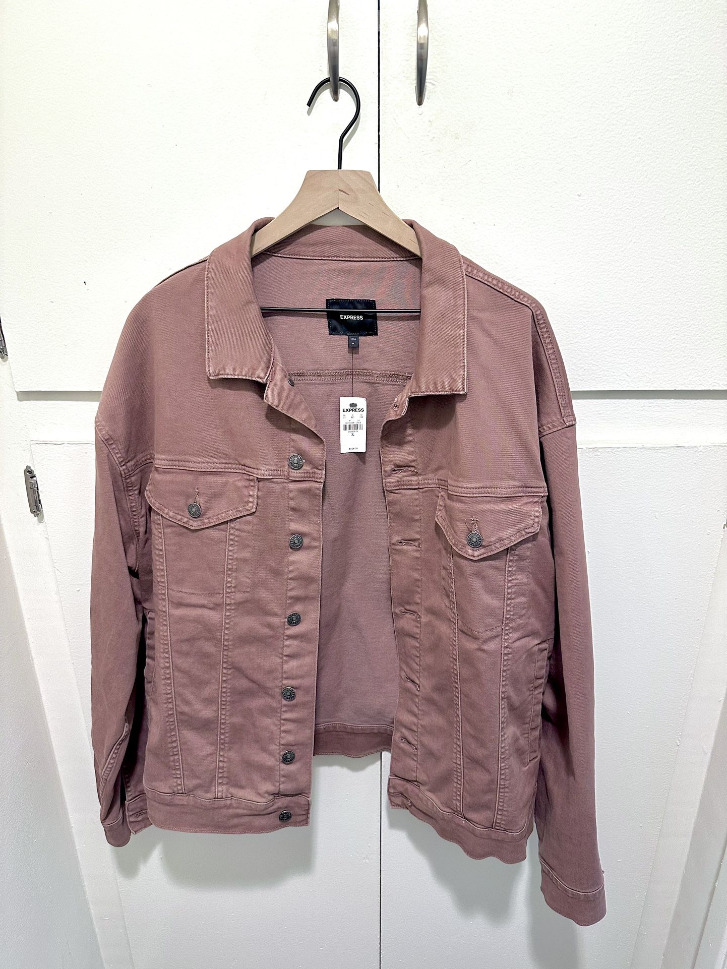 Express Berry (Pink) Trucker Jacket Men’s XL