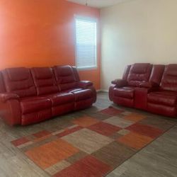 Couch Set Leather