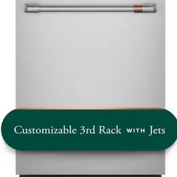 Cafe 24 in. Built-In Top Control Dishwasher in Stainless Steel with Stainless Tub, Ultra Wash and Dual Convection Dry, 44 dBA