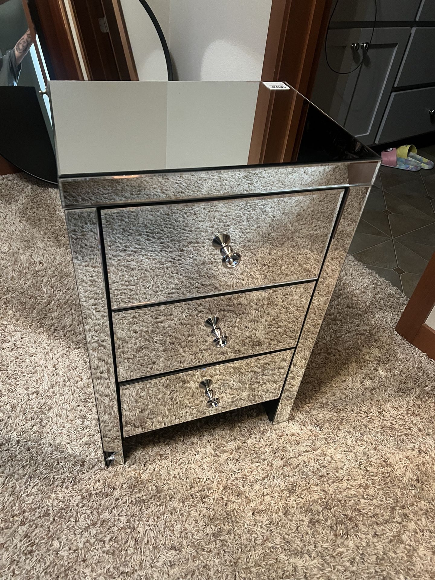 Glass Night Stand