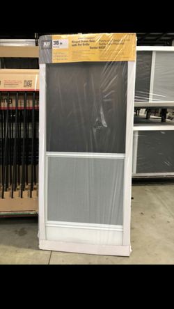 Hinged screen door with pet grill