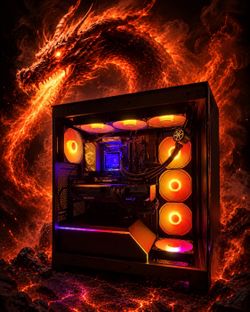 DDR5, 16GB VRAM RX 9070 XT Gaming PC “Dragon Reborn” AMD 7600X3D, 32GB, 1TB Gen4 NVMe