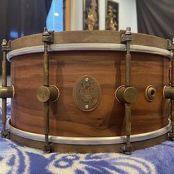 A&F Steam Bent Pure Walnut 6.5x14 Snare 