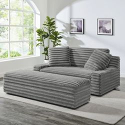 Thomasville Wills Fabric Oversize Chair and Storage Ottoman $349.99