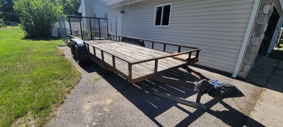 Flat bedTrailer dual axle