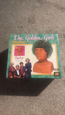 Golden girls ￼Sophia Petrillo Chia pet