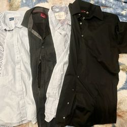 Men’s Button Up Shirts. Lg, Xl