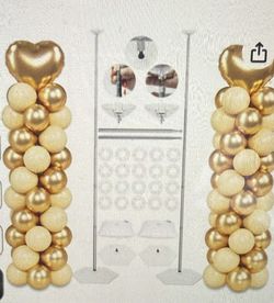 Balloon Column, Stand Kit Base And Pole Set