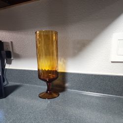 Glass  Flower Vase  From Italy $10 OBO