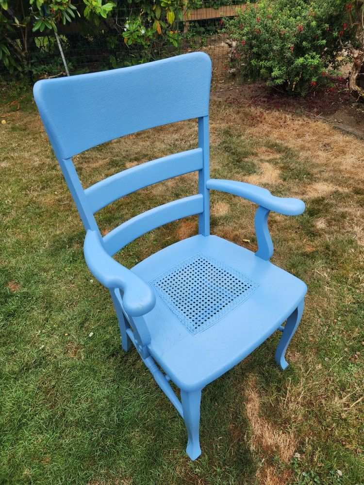 Pretty blue painted chair