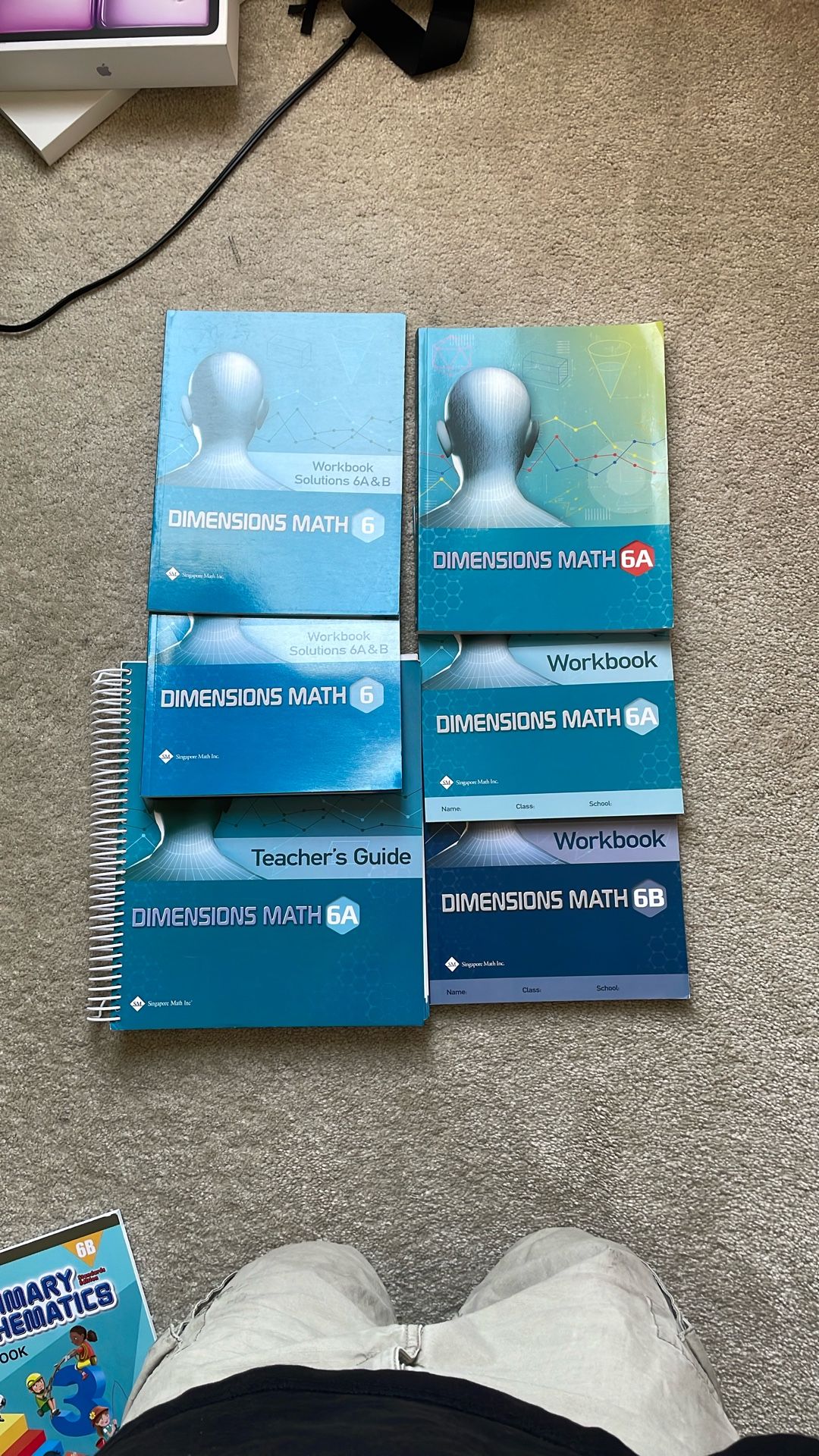 Dimensions Math 6A and 6B
