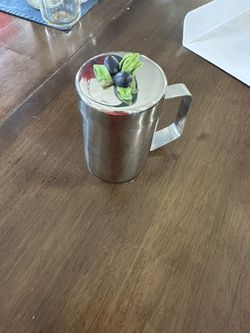 Vintage Stainless Steel Olive Oil Dispenser