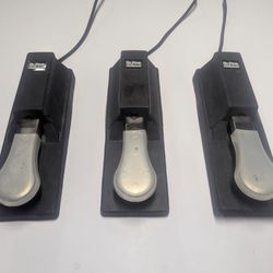 3 On Stage Keyboard Sustain Pedals - $18 each